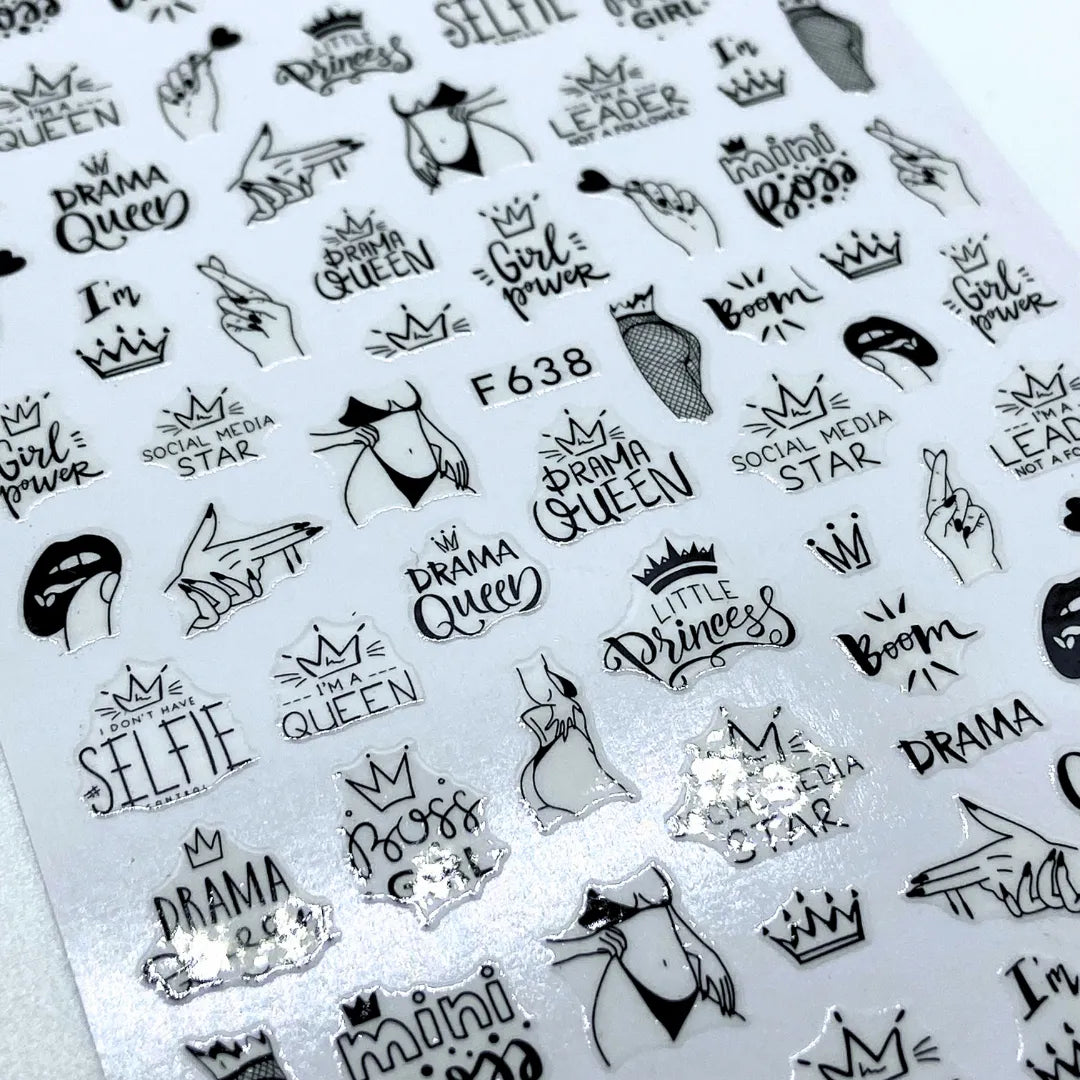 Stickers figuras girl power F638