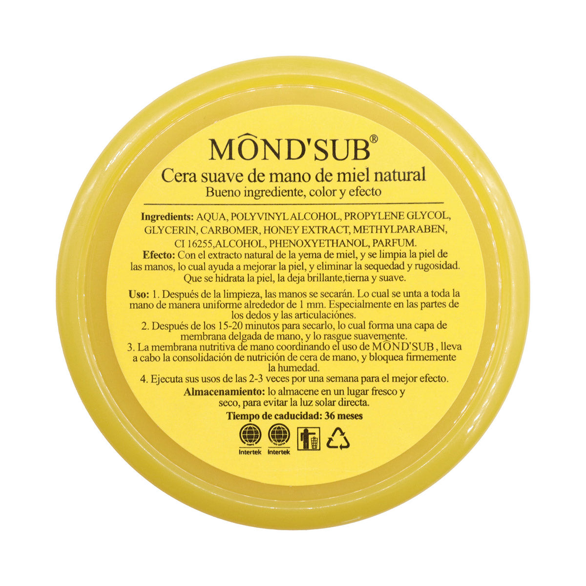 Cer de manos de Miel natural Mond’Sub