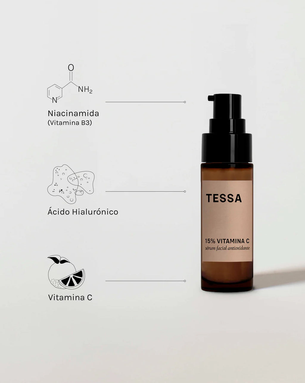 15% Vitamina C - Sérum Facial Antioxidante 30 ml