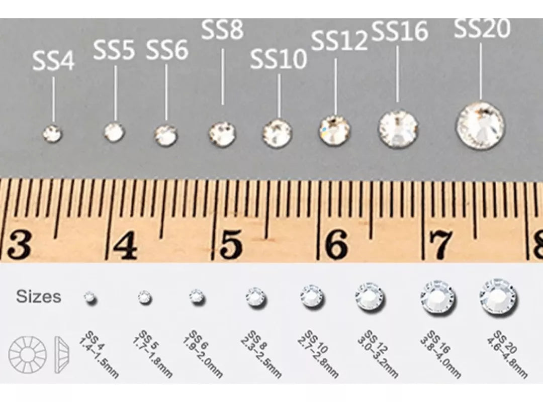 Aurora Crystal Gold Shadow SS4 | 50 unidades