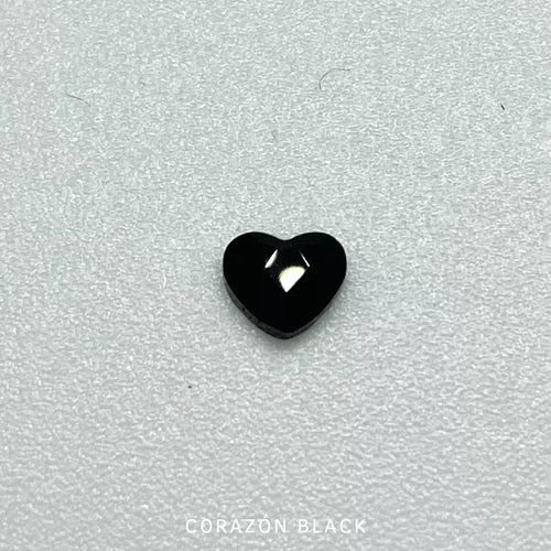 Aurora Crystal Corazón Black | 2 unidades