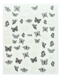 Stickers Mariposas negras y blancas 1008
