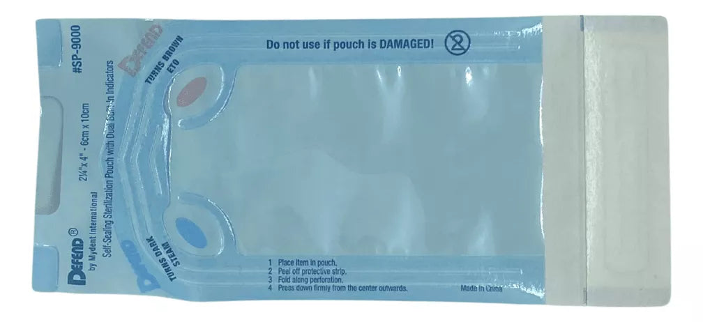 Bolsas Autosellantes para esterilizar 6cm x 10cm