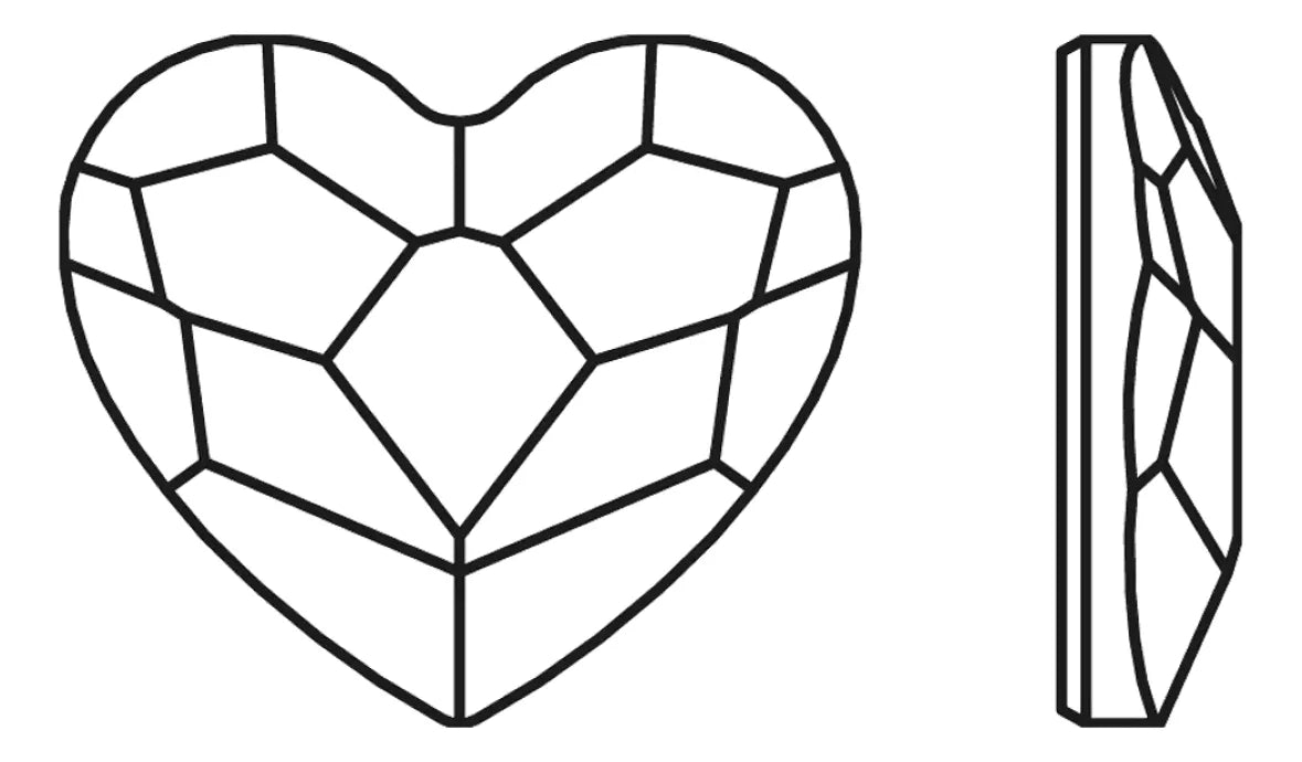Aurora Crystal Corazón | 2 unidades