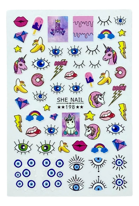 Stickers Unicornio 198
