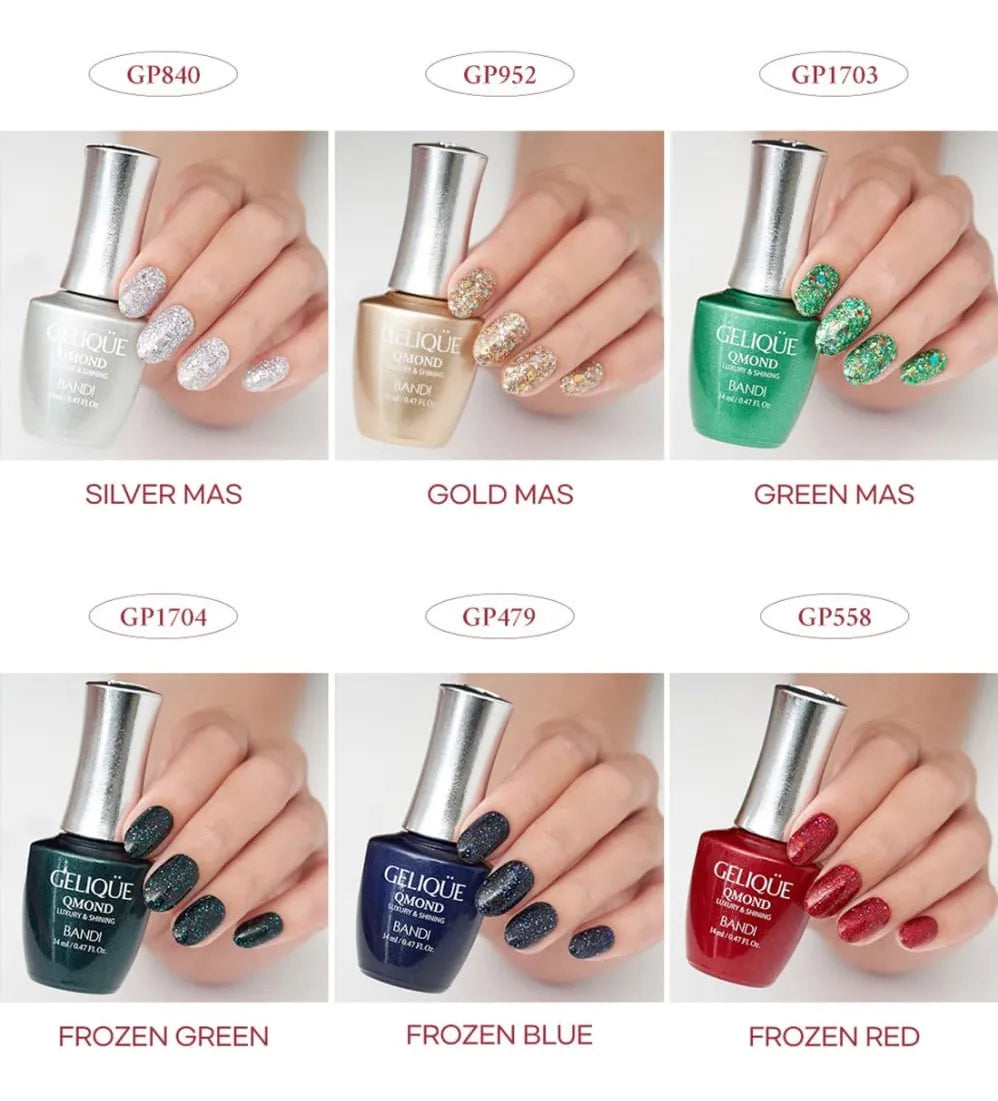 Esmalte Gelique Frozen Green Gp1704