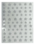 Stickers estrellas plateadas