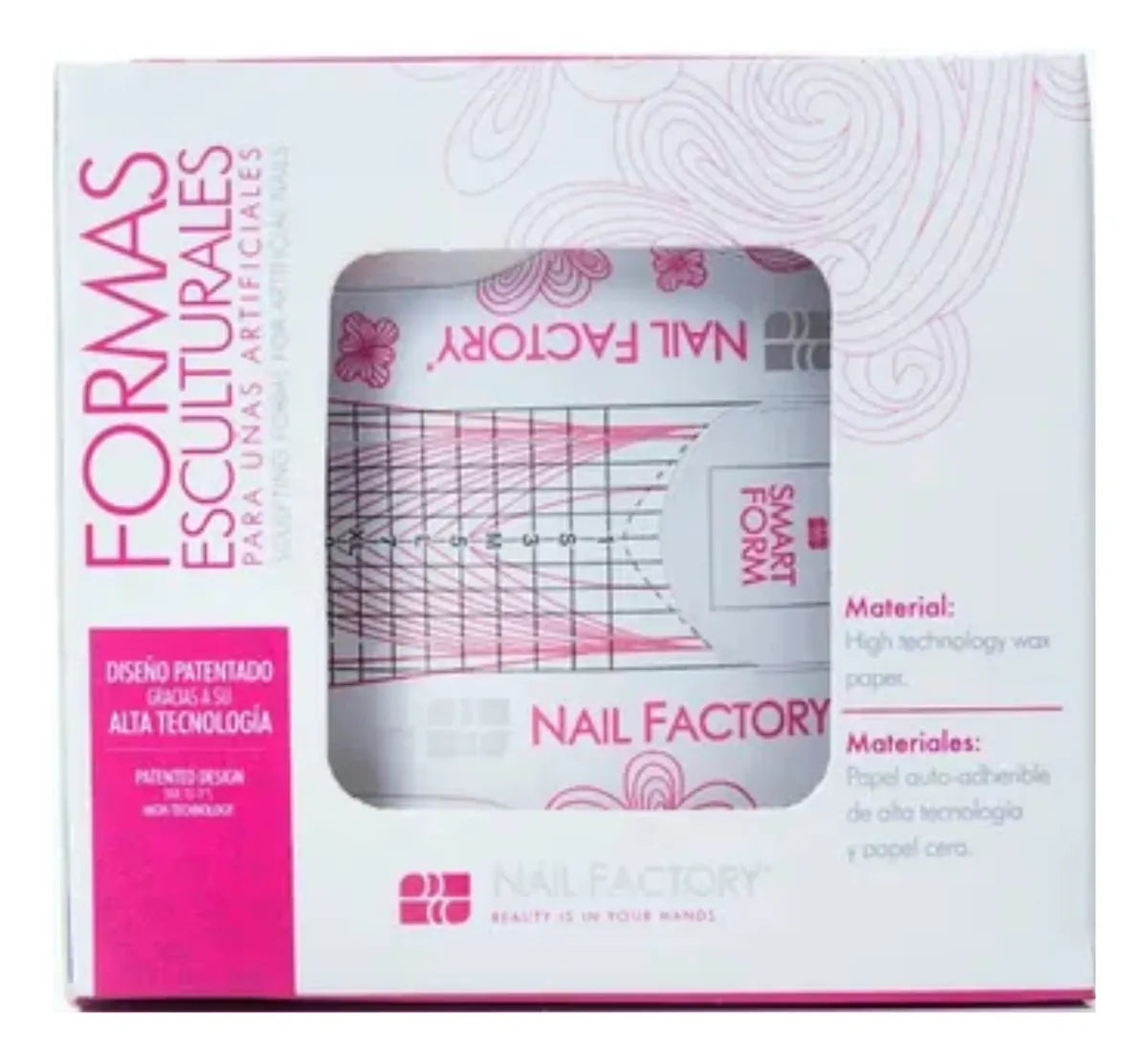 Formas Estructurales Rollo 300 Pcs Nail Factory