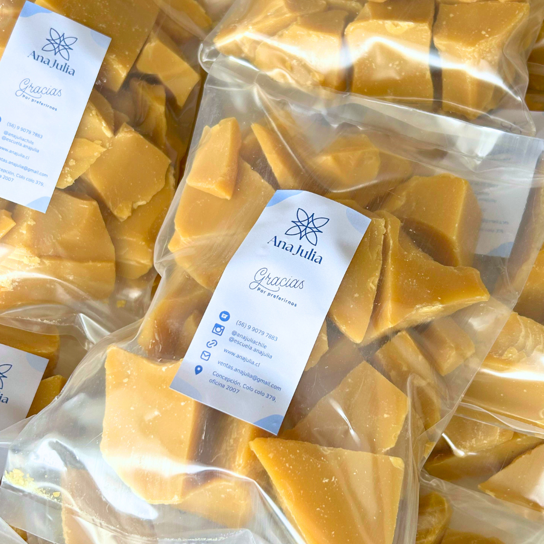 Cera depilatoria de abeja 1/2 kg.