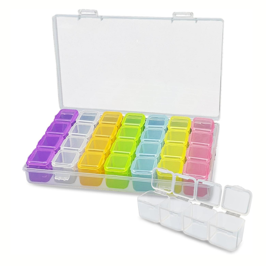 Caja contenedora cristales