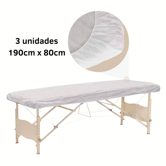 Funda camilla 190cm x 80cm | 3 unidades