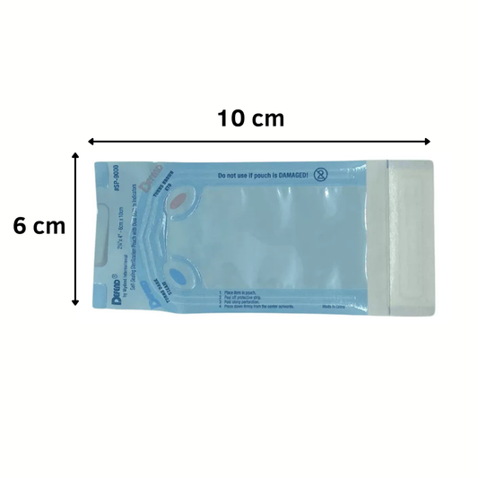Bolsas Autosellantes para esterilizar 6cm x 10cm