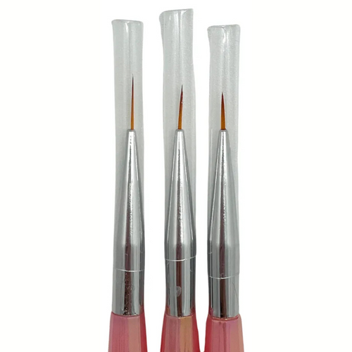 Set 3 Pinceles Diamante | Liner 7mm 9mm 11mm