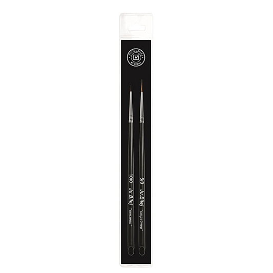 Set 2 Pinceles Jubiley Roubloff | Liner 6mm 11mm