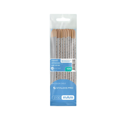 Limas Staleks Smart papmAm SOFT con Bases Wood Pap | 10 unidades
