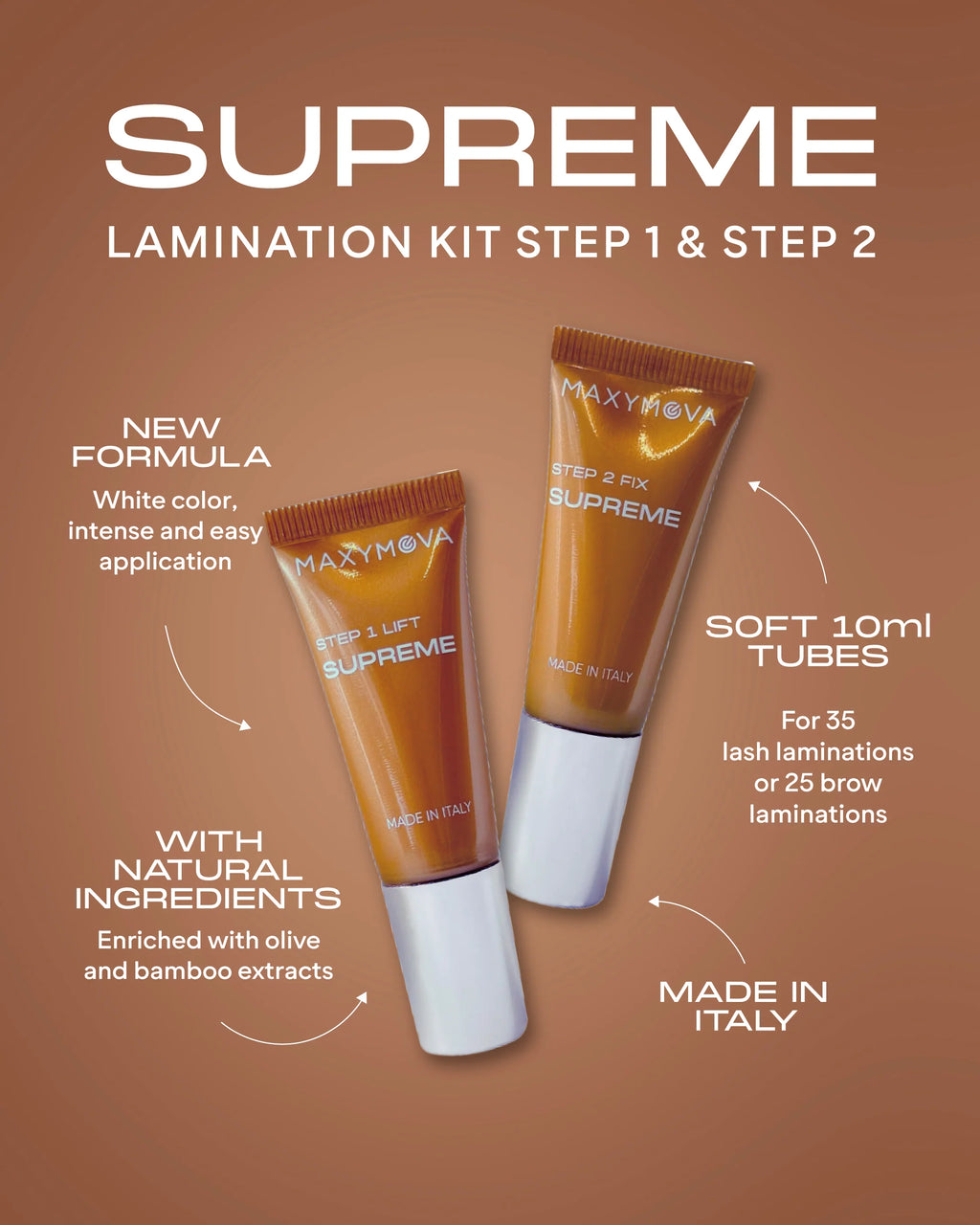 Kit Lifting Maxymova Supreme tubo | Paso 1 y 2