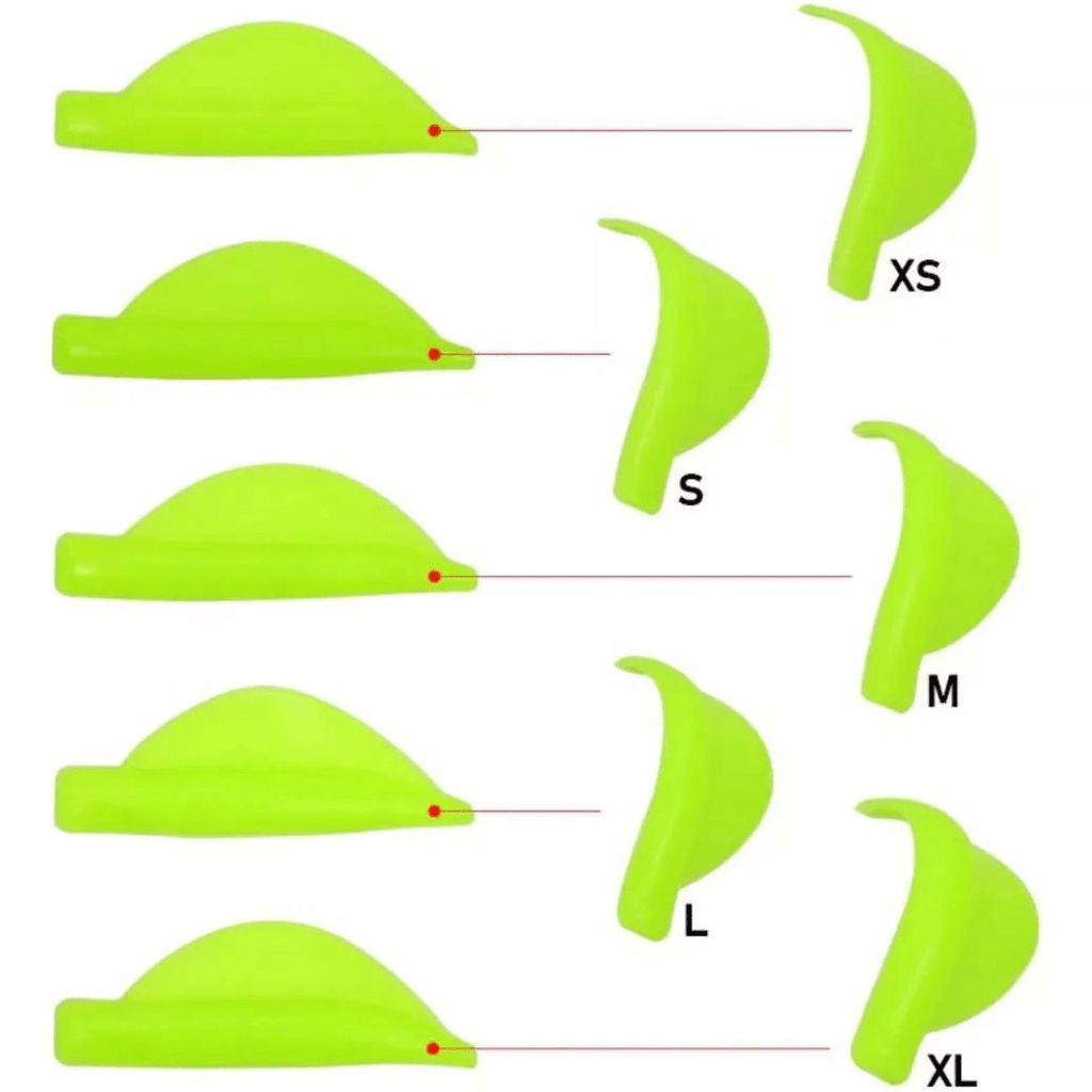 Moldes Bigudies Lifting Anatómicos amarillo neon