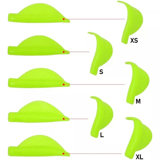 Moldes Bigudies Lifting Anatómicos amarillo neon