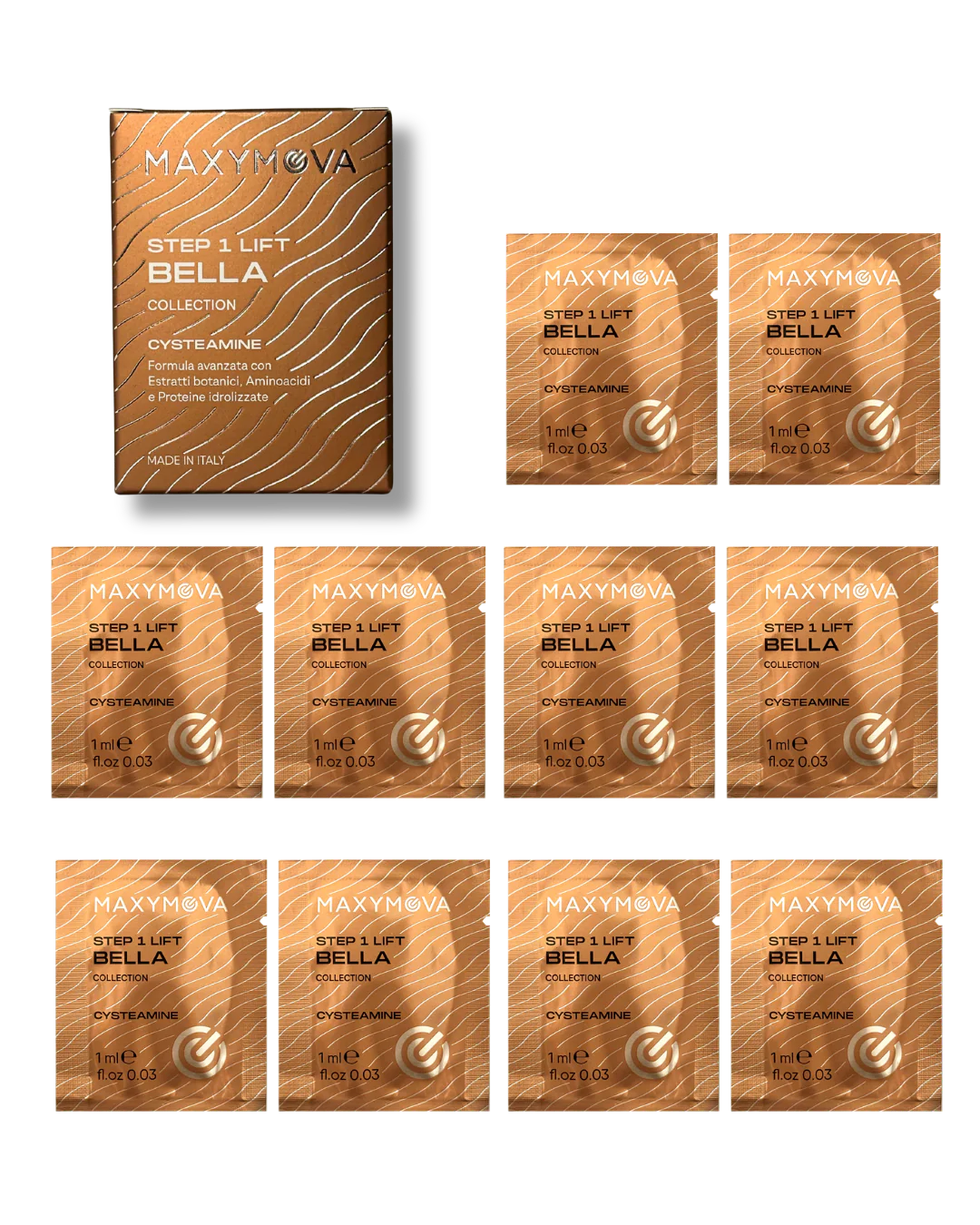 Kit Lifting Maxymova Bella Collection (Korean Lash & Brow) sobre | Paso 1, 2 y 3